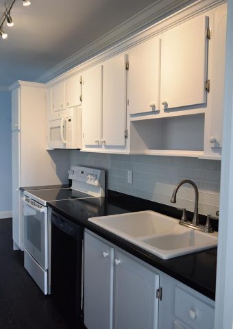 Boynton Beach: Renovation. Retrofitted, painted cabinets.